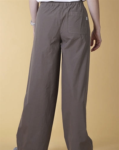 Elsk - Poplin Womens Bukser - Mossy Bark